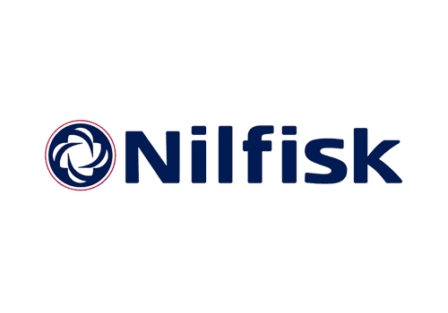 Logo partenaire Nilfisk utilisé par Satuclean